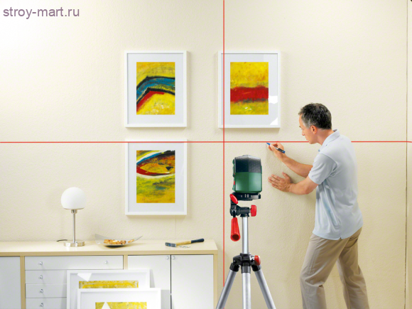 Лазер с перекрестными лучами Bosch PCL 10 Set 603008121