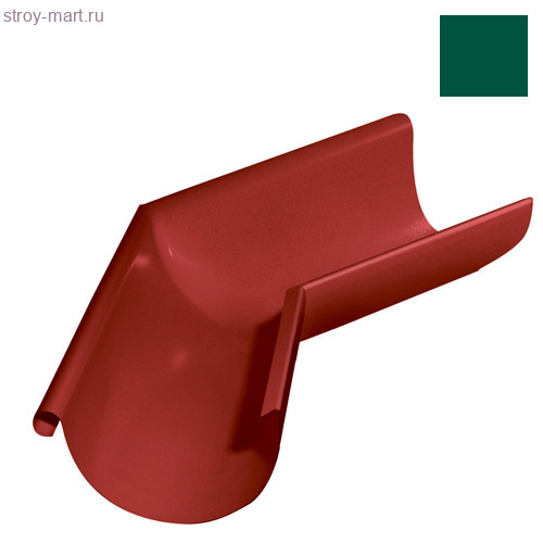 Grand Line, Угол желоба внутрений 135 гр., 125 мм, RAL 6005 - С-000098063 Grand Line, Угол желоба внутрений 135 гр., 125 мм, RAL 6005 - С-000098063