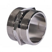 Ниппель латунь никель Ду 25 аналог STC НР - 027-8214 Ниппель латунь никель Ду 25 аналог STC НР - 027-8214