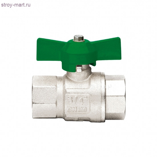 Кран шаровой GREEN Ду15 м/м полн баб - 007-1461