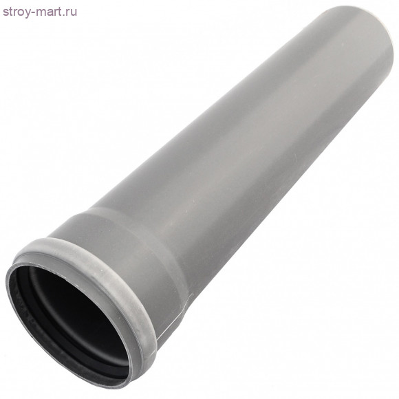 Труба НПВХ серый Дн 110х3,2 б/нап L=2м в комплекте ТУ 6-19-307-86 - 033-0188