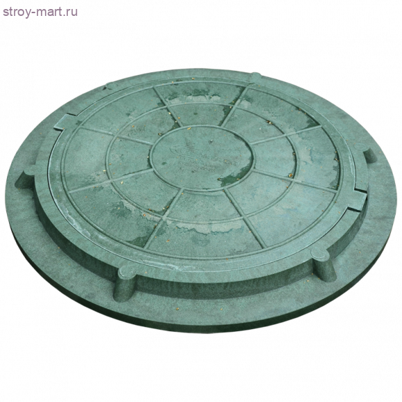 Люк полимер тип Л зелёный 760х90 30кН Сантехкомплект - 4606034138830