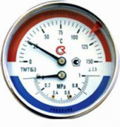 Термоманометр ТМТБ осевой Дк80 1,6МПа L=46мм 120C Росма - 011-0086