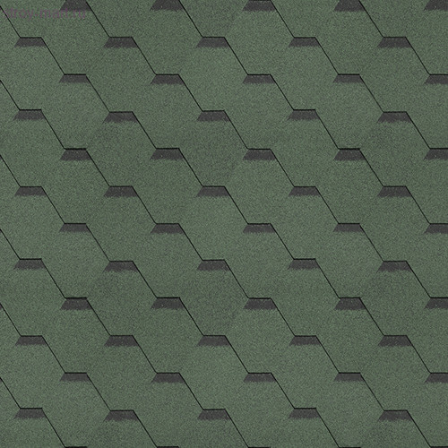 Кровельная плитка Шинглас Ультра Самба «Зеленый» (3 кв. м в уп.) - С-000111589