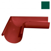 Grand Line, Угол желоба внешний 90 гр., 125 мм, RAL 6005 - С-000043600 Grand Line, Угол желоба внешний 90 гр., 125 мм, RAL 6005 - С-000043600