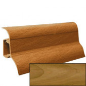 Плинтус с мягким краем 2,5 м/ шт. (цвет 125 орех грецкий) (45 шт./уп.) Ecoline - С-000057867