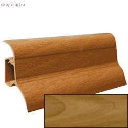 Плинтус с мягким краем 2,5 м/ шт. (цвет 125 орех грецкий) (45 шт./уп.) Ecoline - С-000057867 Плинтус с мягким краем 2,5 м/ шт. (цвет 125 орех грецкий) (45 шт./уп.) Ecoline - С-000057867