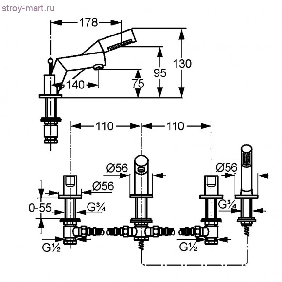 KLUDI NEW WAVES 574240530 KLUDI NEW WAVES 574240530