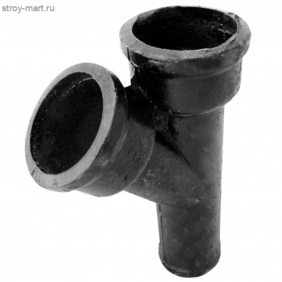 Тройник чугун кос Ду 50х50х45° б/нап ГОСТ 6942-98 - 4606034027776