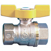 Кран шаровой латунь газ R911 Ду 25 ВР/ВР бабочка Giacomini R911X005 Кран шаровой латунь газ R911 Ду 25 ВР/ВР бабочка Giacomini R911X005