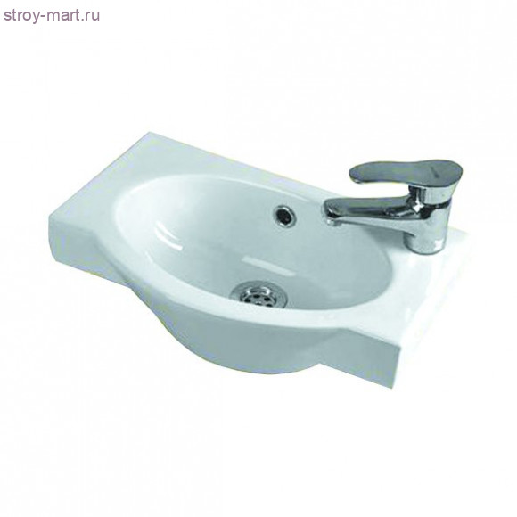 Умывальник лев Форум-45 белый 1 отверстие без сифона Santek 1.WH11.0.542 - 4606034156384 Умывальник лев Форум-45 белый 1 отверстие без сифона Santek 1.WH11.0.542 - 4606034156384