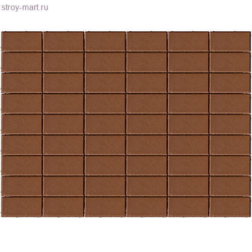 Прямоугольник коричневый (200/100*60) (h=60) (12.96м2) - С-000101368 Прямоугольник коричневый (200/100*60) (h=60) (12.96м2) - С-000101368