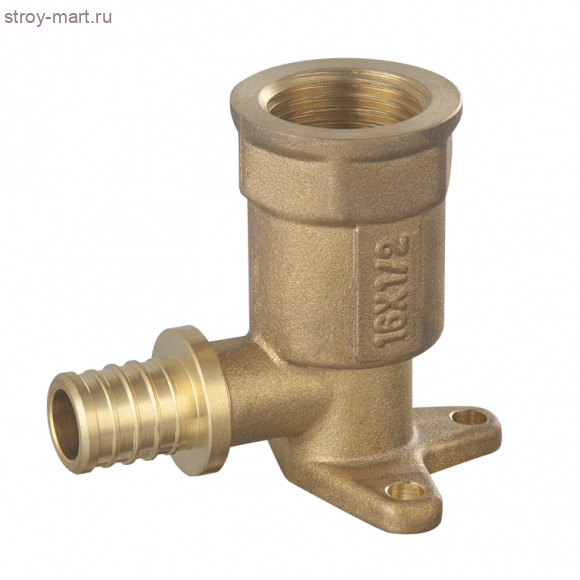 Угольник настенный с внутренней резьбой под надвижную гильзу латунный - 20х1/2' вн/р (2,8) Угольник настенный с внутренней резьбой под надвижную гильзу латунный - 20х1/2' вн/р (2,8)