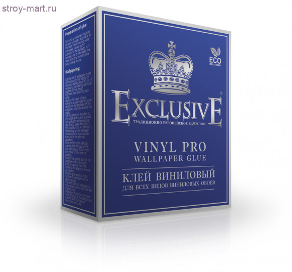Клей для обоев «Exclusive» Vinil PRO 283гр., 24 шт/уп. - С-000118217 Клей для обоев «Exclusive» Vinil PRO 283гр., 24 шт/уп. - С-000118217