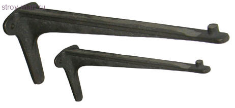 Кронштейн для умывальника чуг. большой УОБ L=320мм Кронштейн для умывальника чуг. большой УОБ L=320мм