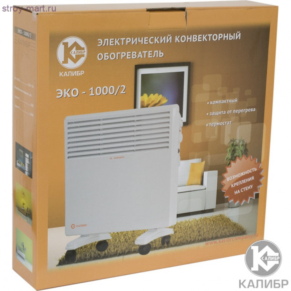 Конвектор "Калибр ЭКО-1000/2"