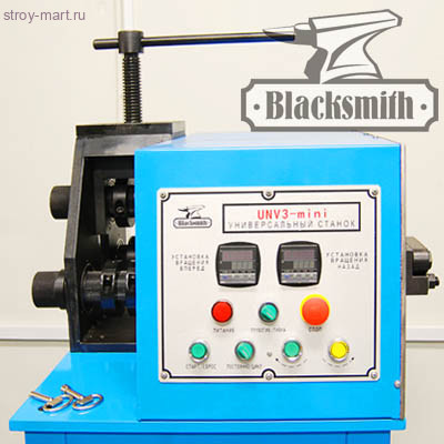 Компактный станок для гибки завитков Blacksmith UNV3-mini Компактный станок для гибки завитков Blacksmith UNV3-mini