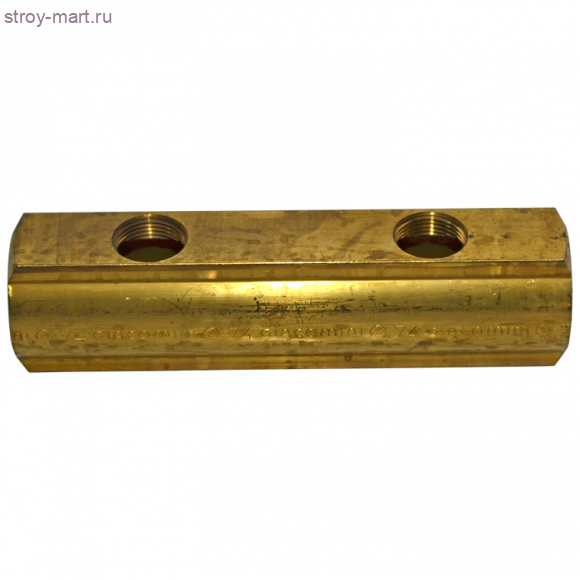 Коллектор латунь Ду 3/4х1/2/4 ВР Giacomini R551Y024 Коллектор латунь Ду 3/4х1/2/4 ВР Giacomini R551Y024