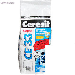Затирка CE33 2 кг., 2-5 мм S (белый) (9 шт/уп.) - С-000040064 Затирка CE33 2 кг., 2-5 мм S (белый) (9 шт/уп.) - С-000040064