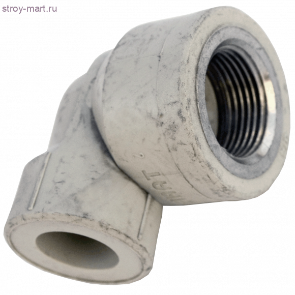 Угольник PP-R серый Дн 25x1/2 ВР Firat - 4606034033241 Угольник PP-R серый Дн 25x1/2 ВР Firat - 4606034033241