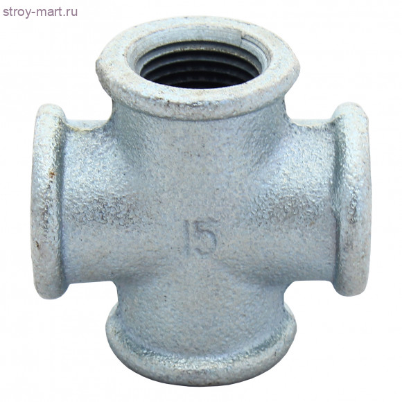 Крест чугун оц Ду 40 ВР Fittex - 4606034153932 Крест чугун оц Ду 40 ВР Fittex - 4606034153932