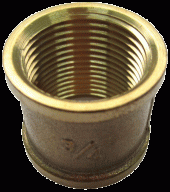 Муфта латунь Ду 25 Faro STC 5698 - 4606034007631