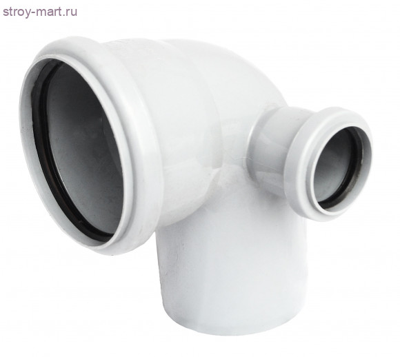 Отвод PP-H серый с выходом Дн 110х50х87° б/нап прав в комплекте РосТурПласт 11352 - 4640014212172 Отвод PP-H серый с выходом Дн 110х50х87° б/нап прав в комплекте РосТурПласт 11352 - 4640014212172