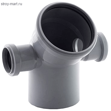 Отвод PP-H серый с выходом Дн 110х50х87° б/нап прав в комплекте РосТурПласт 11352 - 4640014212172 Отвод PP-H серый с выходом Дн 110х50х87° б/нап прав в комплекте РосТурПласт 11352 - 4640014212172