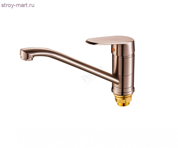 Смеситель одноручный для мойки выдвижной излив POTATO P6021 Смеситель одноручный для мойки выдвижной излив POTATO P6021