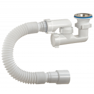 Сифон для душевого поддона 1 1/2х40/50 с гофрой регулируемой Орио А82589 -4650055935770 Сифон для душевого поддона 1 1/2х40/50 с гофрой регулируемой Орио А82589 -4650055935770