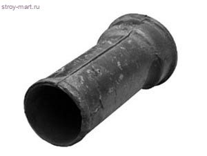 Патрубок канализационный чугунный -  Ду100 L=250