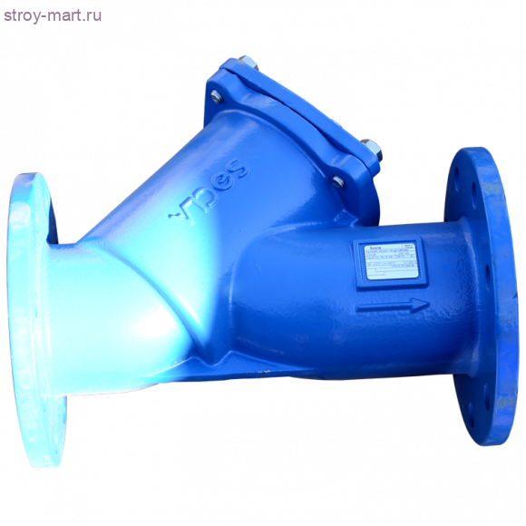 Фильтр сетчатый чугун Y333P с краном для слива Ду 50 Ру16 фл Danfoss 149B3281