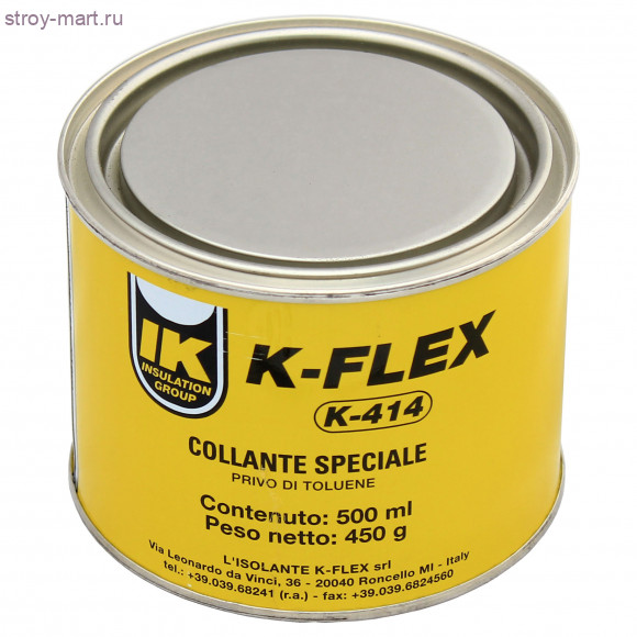 Клей K414 банка 0,5л K-Flex 850CL020002 Клей K414 банка 0,5л K-Flex 850CL020002