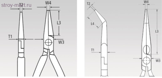 Плоскогубцы захватные, острогубцы 31 25 160 - KN-3125160 Плоскогубцы захватные, острогубцы 31 25 160 - KN-3125160