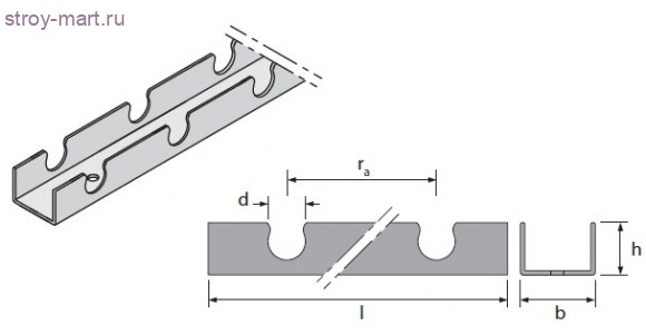 Трак фиксирующий Дн16 Uponor 1013127