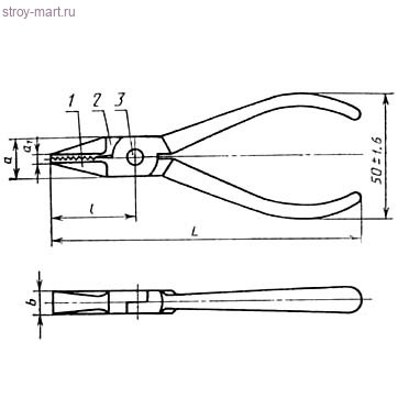 Плоскогубцы L=200мм ГОСТ 7814-0083 - 009-0290
