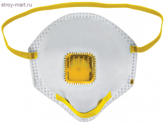 Маска малярная FIT 3х слойная с клапаном / 12365 - С-000111375 Маска малярная FIT 3х слойная с клапаном / 12365 - С-000111375