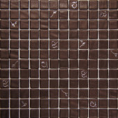 Mix City Dark Brown Flowers 10% Мозаика 31,6х31,6 Mix City Dark Brown Flowers 10% Мозаика 31,6х31,6