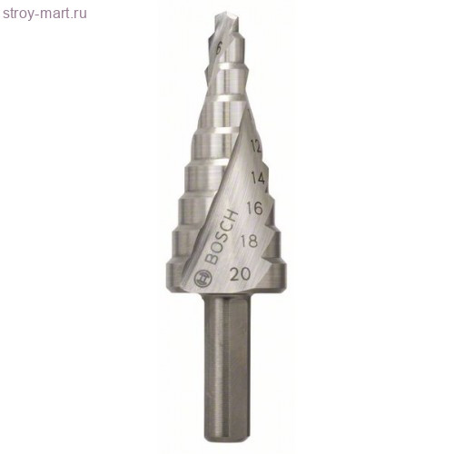 СТУПЕНЧАТОЕ СВЕРЛО HSS 4-20 MМ - 2608597519 СТУПЕНЧАТОЕ СВЕРЛО HSS 4-20 MМ - 2608597519