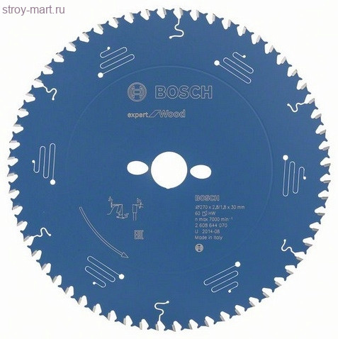 Цирк диск Expert for Wood 270x30x2.8/1.8x60T - 2608644070