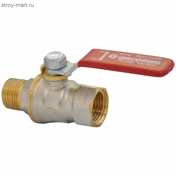 Кран шаровой латунь R914L никель Ду 50 ВР/НР полный проход рычаг Giacomini R914LX028 Кран шаровой латунь R914L никель Ду 50 ВР/НР полный проход рычаг Giacomini R914LX028