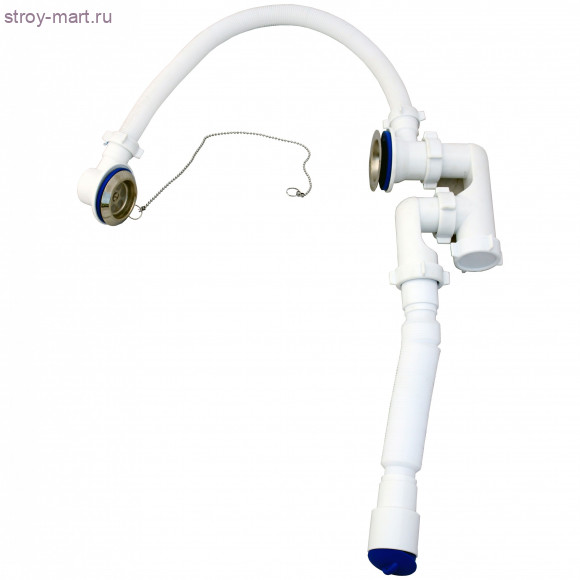 Сифон для ванны 1 1/2х40/50 с выпуском с гофрой регулируемый Орио А-80089 -4670000372023 Сифон для ванны 1 1/2х40/50 с выпуском с гофрой регулируемый Орио А-80089 -4670000372023