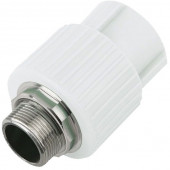 Муфта PP-R комбинированн под ключ белый Дн 40х1 1/4 НР РосТурПласт 10668 - 4640014216316 Муфта PP-R комбинированн под ключ белый Дн 40х1 1/4 НР РосТурПласт 10668 - 4640014216316