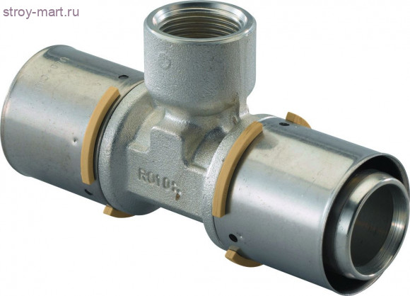Тройник МП латунь MLC Дн 25х1/2х25 ВР пресс Uponor 1015044 - 027-6816