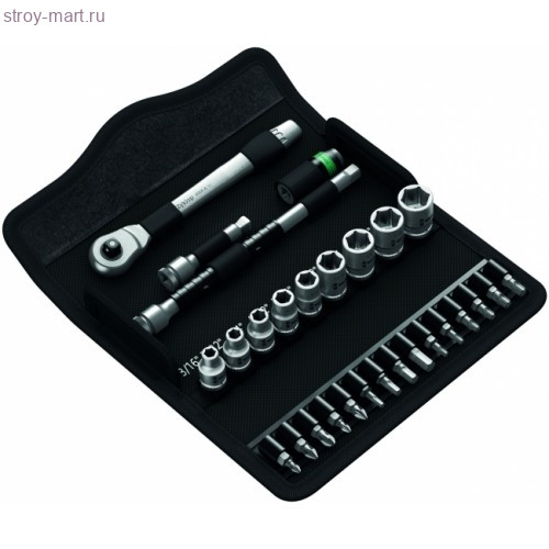 8100 SA 11 Набор насадок с трещоткой Zyklop Metal Switch, с рычагом переключения, 1/4 - WE-004021 8100 SA 11 Набор насадок с трещоткой Zyklop Metal Switch, с рычагом переключения, 1/4 - WE-004021