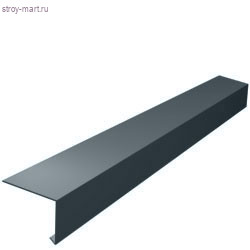 Фартук конькового аэратора S8, L-2 м, PE 04, RAL 7024 cерый - С-000099019 Фартук конькового аэратора S8, L-2 м, PE 04, RAL 7024 cерый - С-000099019