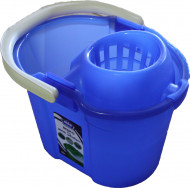 Ведро 16 л, пластмассовое, с отжимом, для МОП швабры, ультрамарин, овальное. Эккопласт 2796 - С-000100878 Ведро 16 л, пластмассовое, с отжимом, для МОП швабры, ультрамарин, овальное. Эккопласт 2796 - С-000100878
