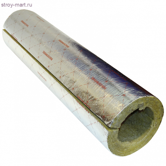 Цилиндр 30/35 кашированный L=1м фольгир ROCKWOOL - 008-1344 Цилиндр 30/35 кашированный L=1м фольгир ROCKWOOL - 008-1344