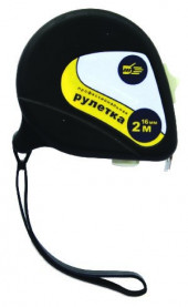 Рулетка «888» обрезин. корпус, двойная ручн. фикс., майлар. покрытие ленты 8мx25мм / 3016588 - С-000115316