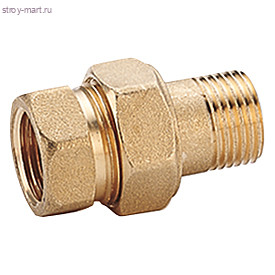 Соединитель латунь американка Ду 20 прямой ВР/НР R18 Giacomini R18X004 Соединитель латунь американка Ду 20 прямой ВР/НР R18 Giacomini R18X004